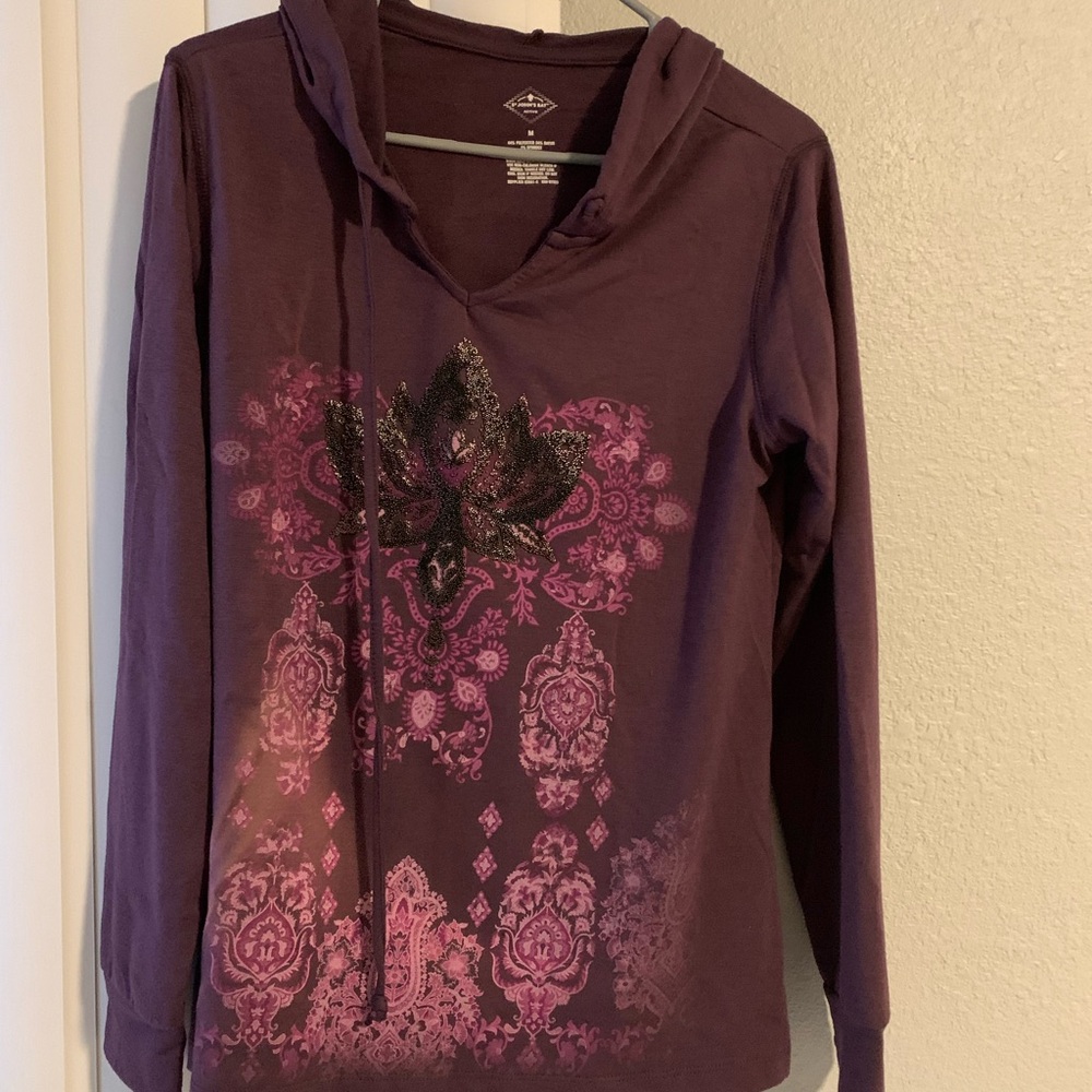 St. John's Bay Purple and Pink Women's Sweater